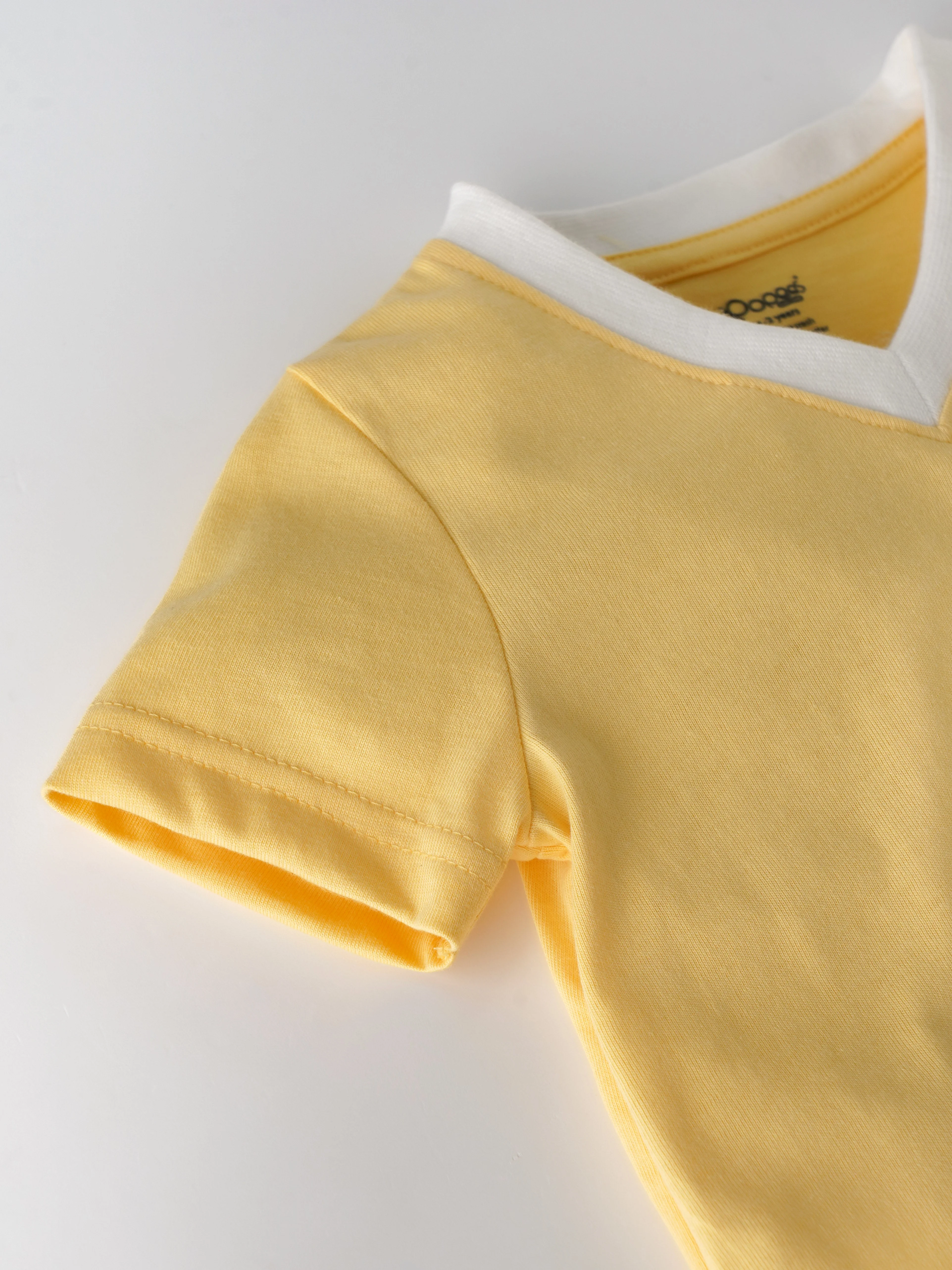 Popees Comfy V-Neck T-Shirt (1–8 Years) for Boys - Image 3