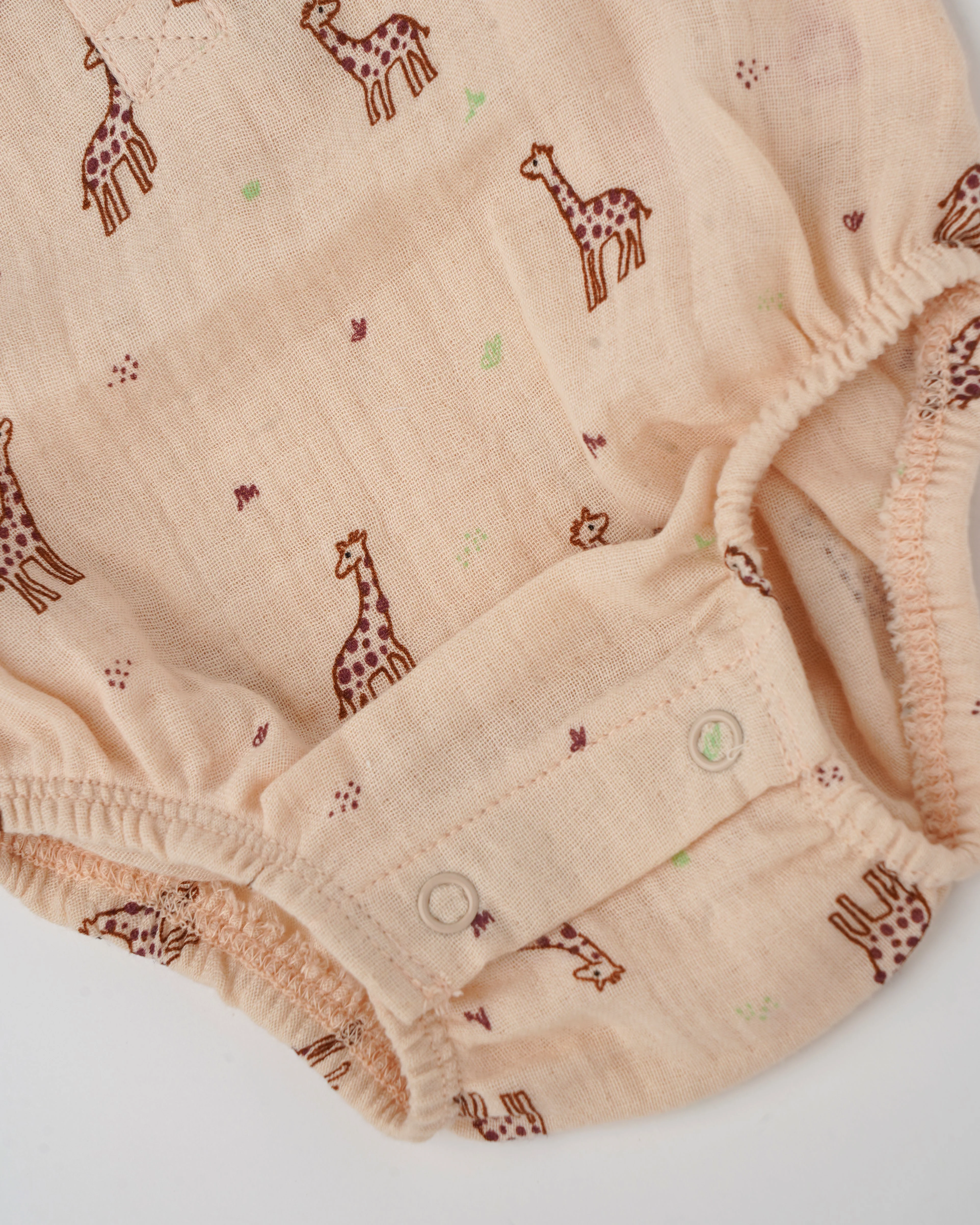 Comfy & Cute Printed Muslin Bodysuit for Boys - Image 3