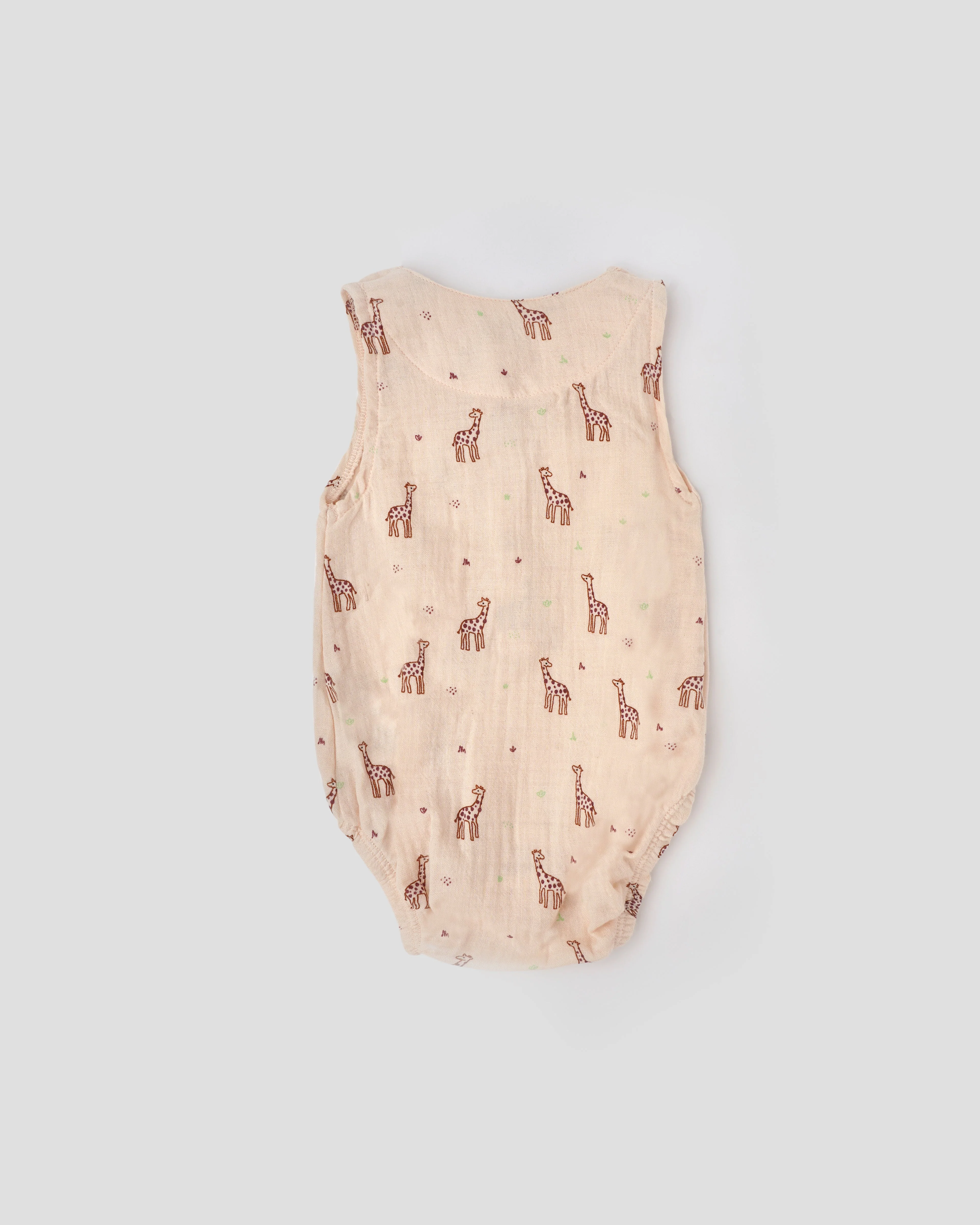 Comfy & Cute Printed Muslin Bodysuit for Boys - Image 4