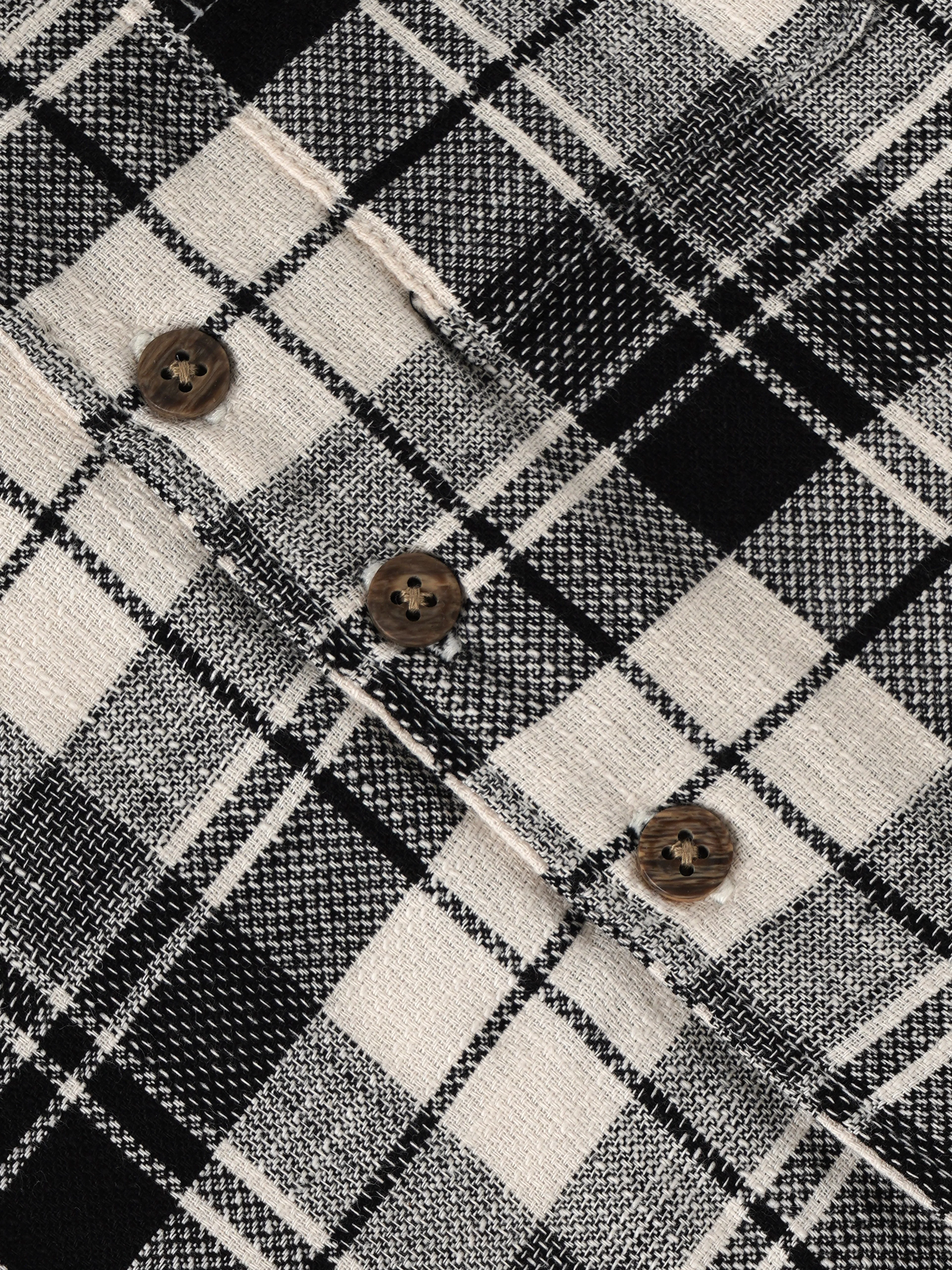 Popees Baby Boys Checked Half Sleeve Shirt with Front Buttons| 9M–4Y - Image 3