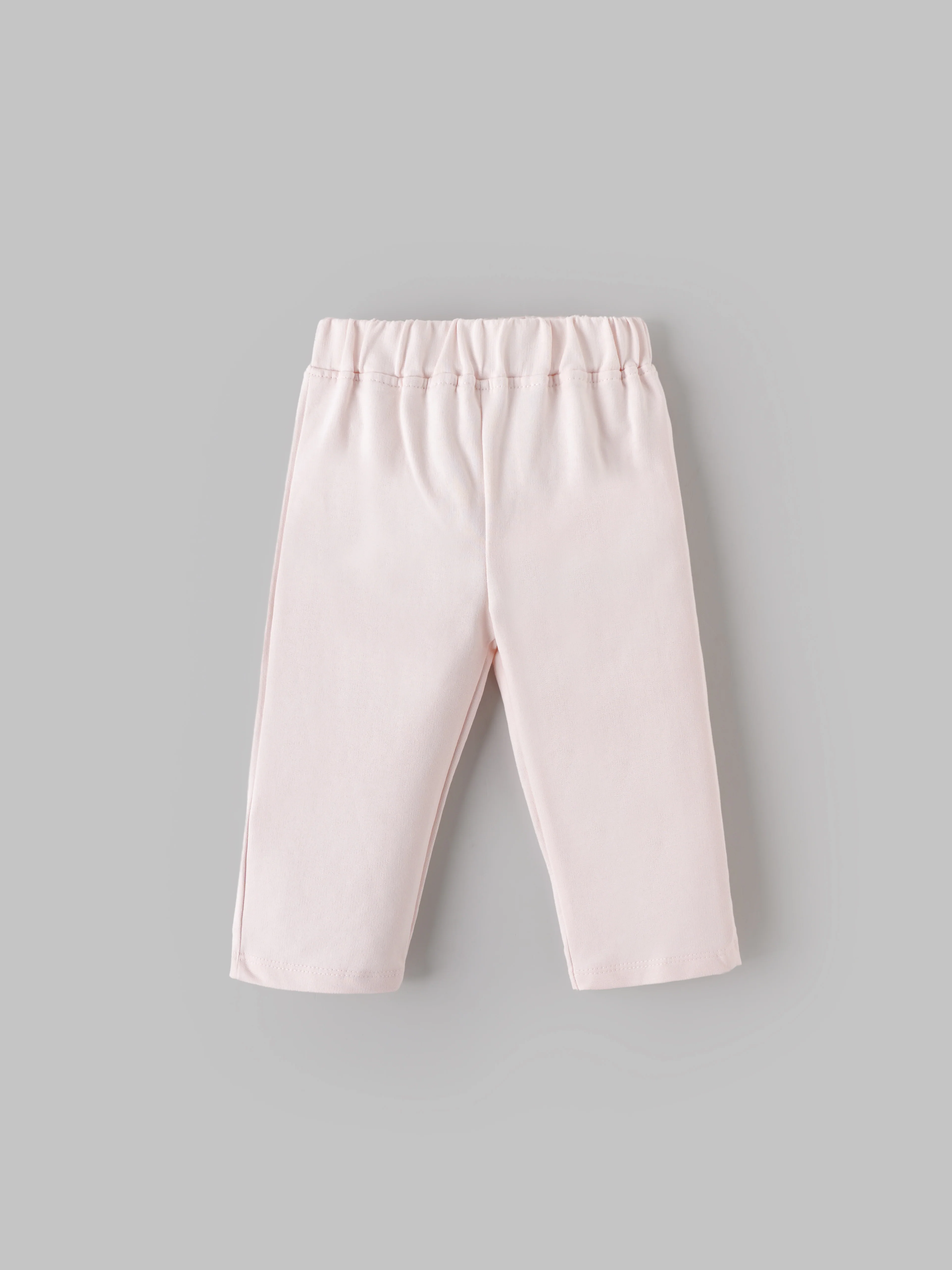 Popees Baby Girls Cotton Top & Pants Set | Light Pink | Embroidered Design | Soft & Comfortable | 3–24 Months - Image 3