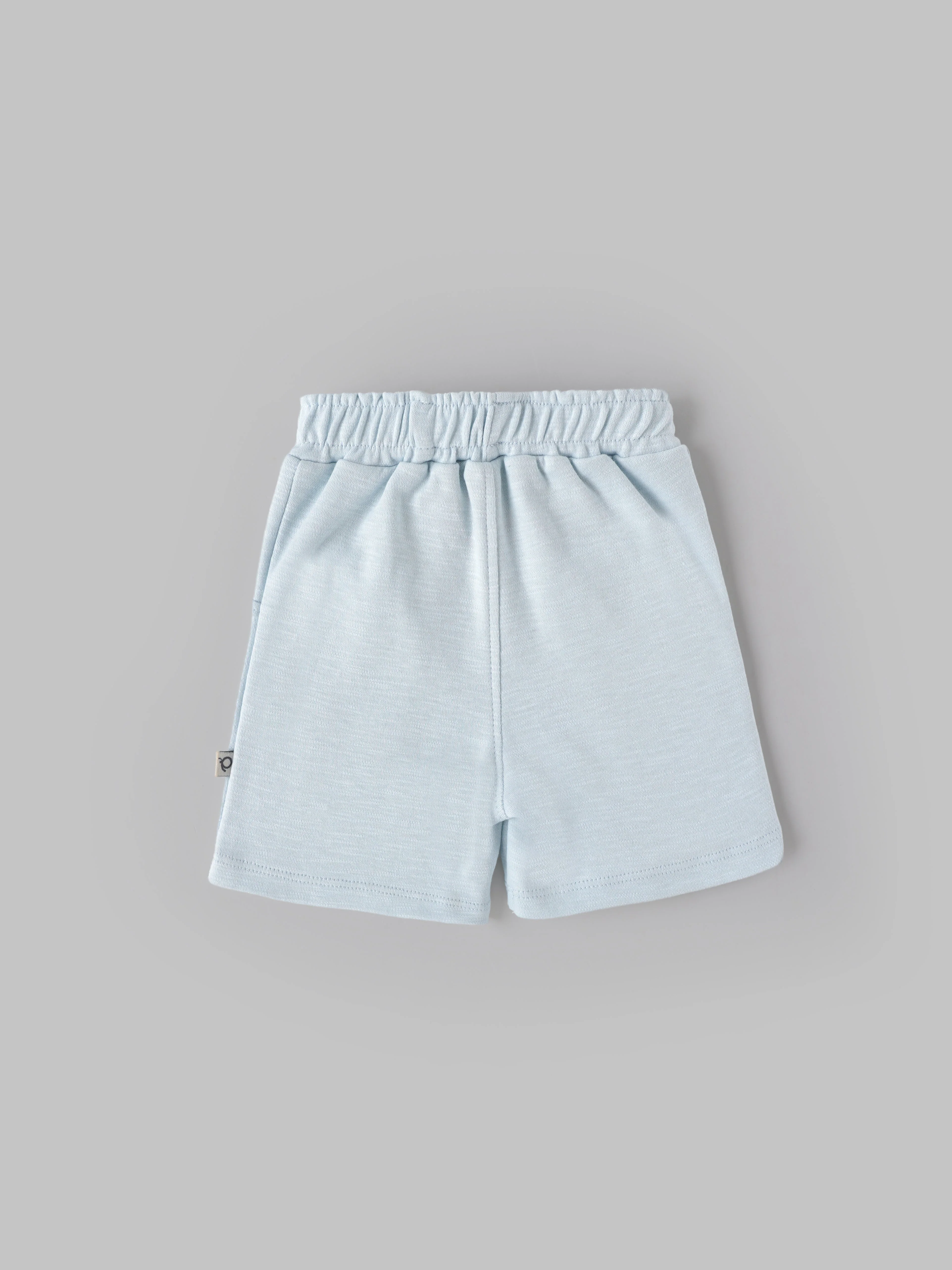 Popees Baby Boys Cotton Shorts with Elastic Waistband |Soft & Breathable Casual Wear (Newborn to 9 Months) - Image 2