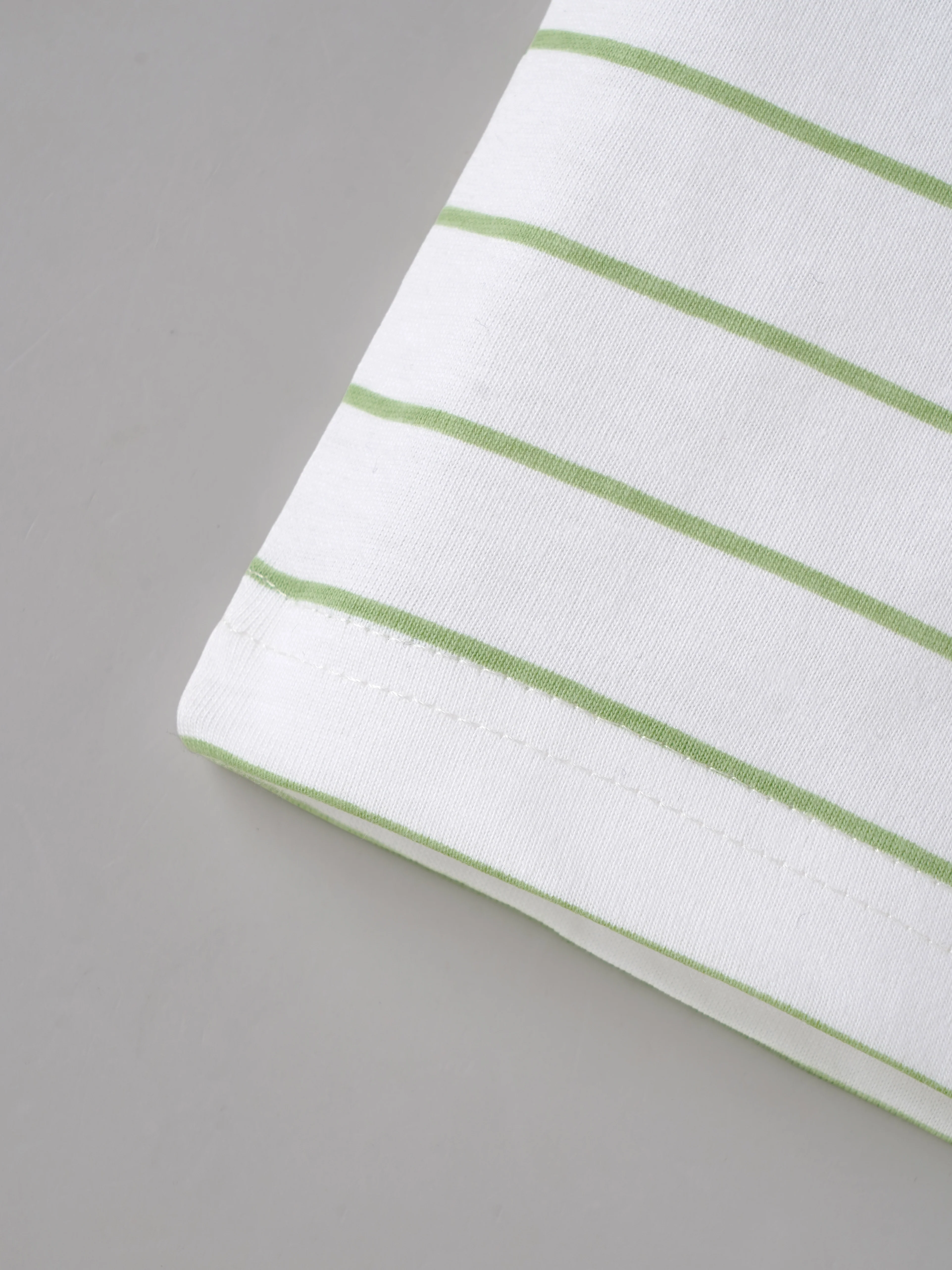 Popees Boys Striped Cotton T-Shirt | White | 1-8 Years - Image 4