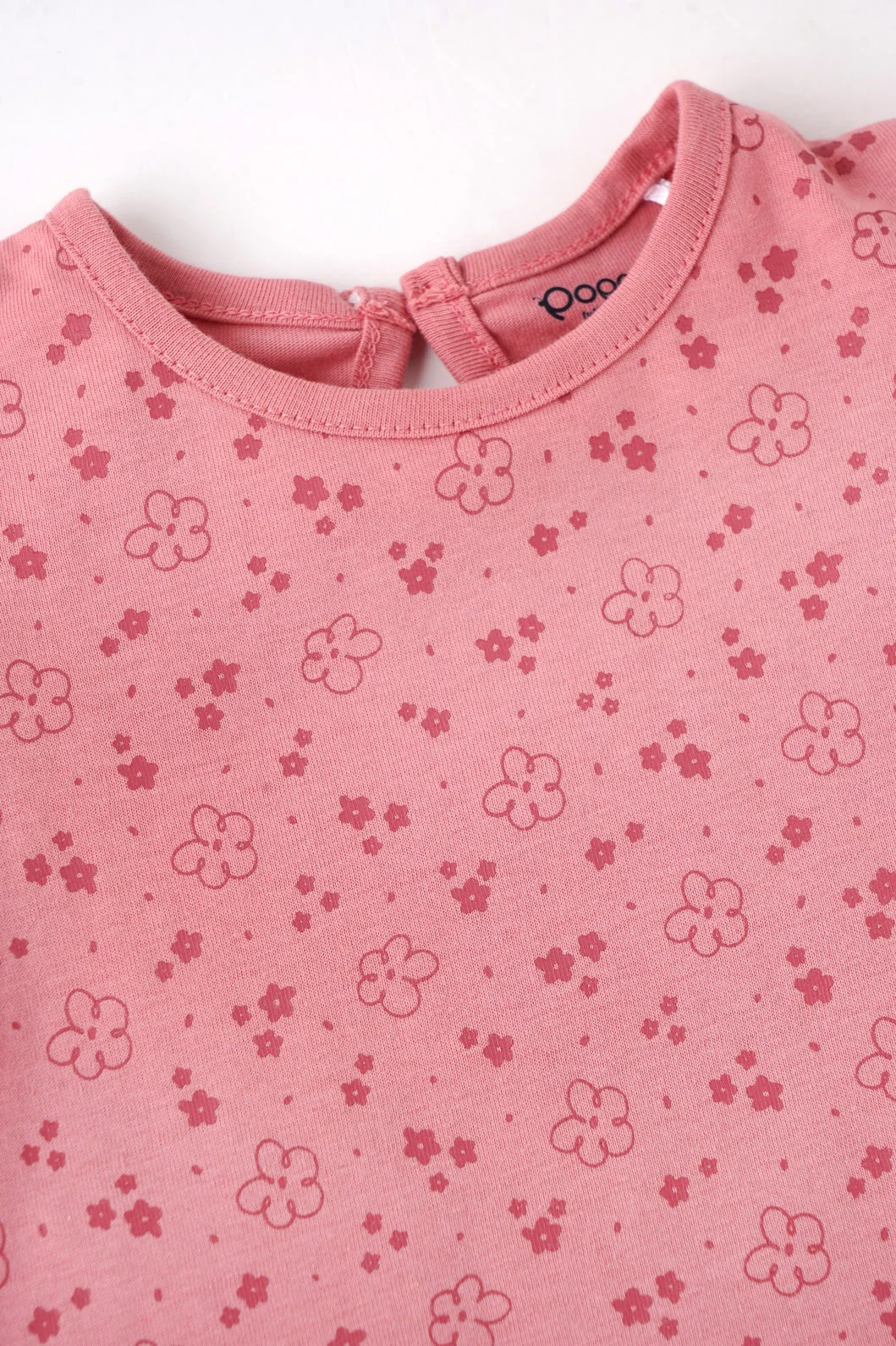 Popees Baby Girls Cotton Floral Printed Puff Sleeve T-Shirt Top| 1–6Years - Image 3