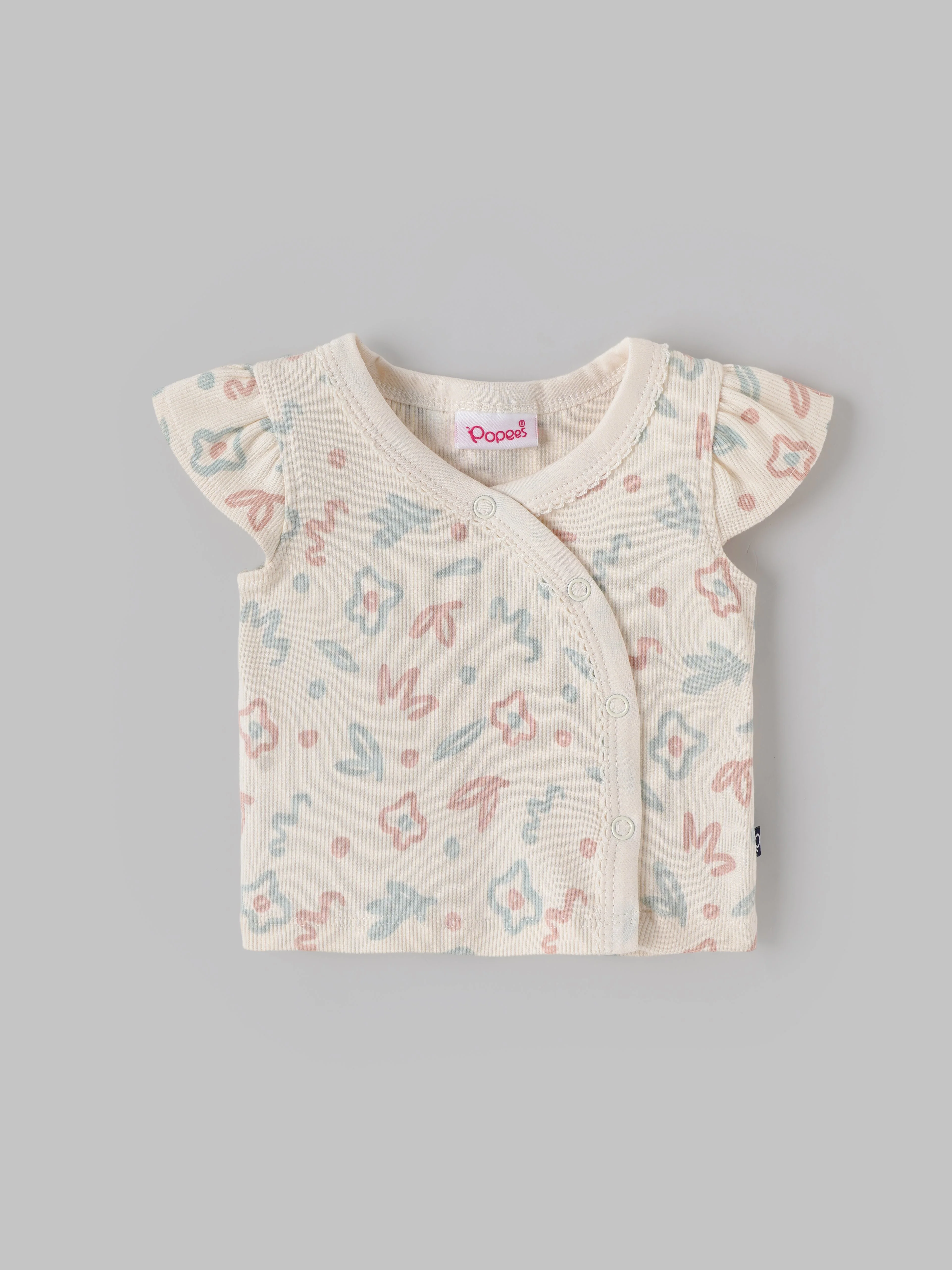 Popees Baby Girls Cotton Jabla Pack of 2| Tiny Baby, Newborn to 6 Months - Image 2