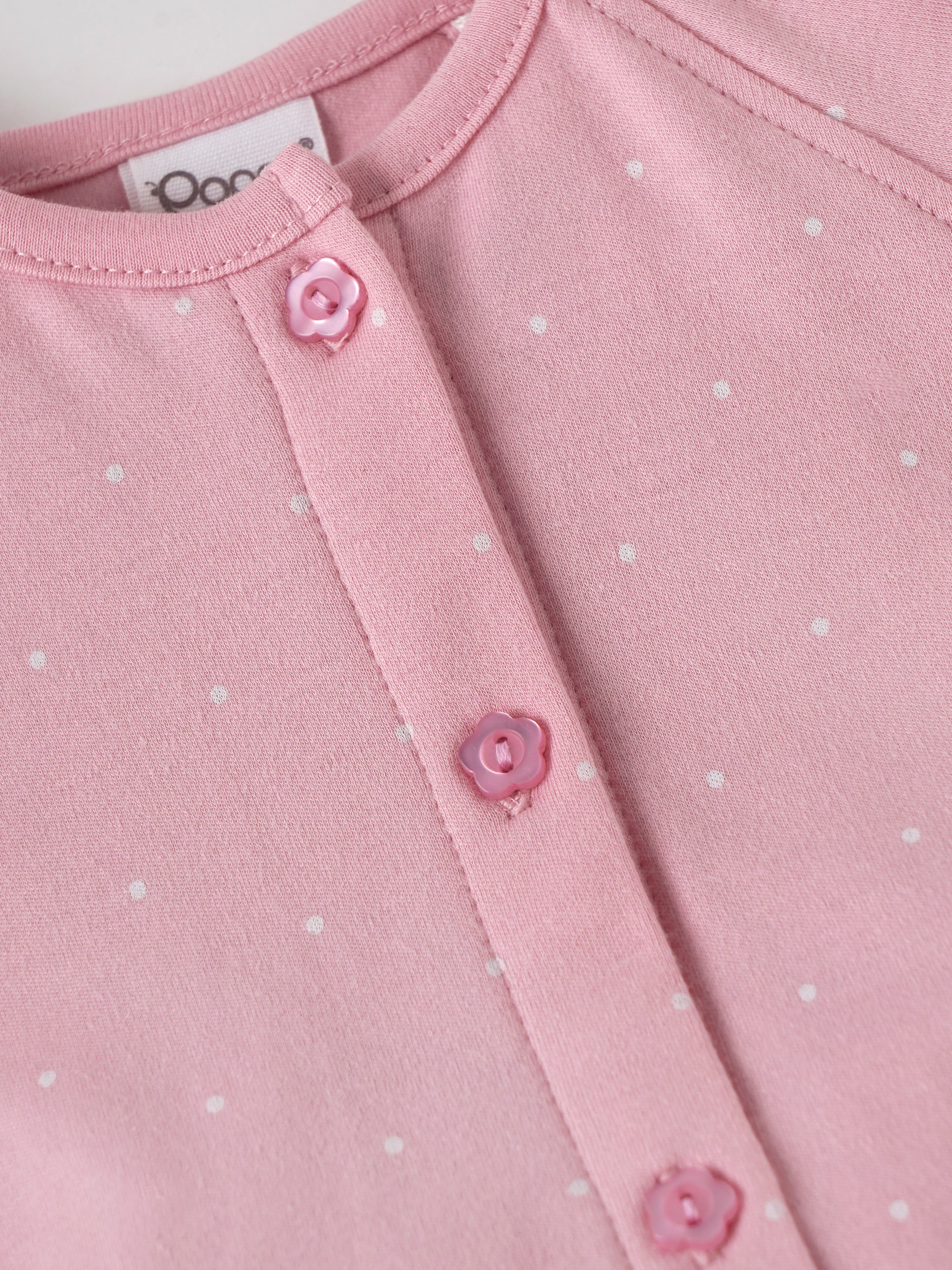 Popees Baby Girls Polka Dot Top & Shorts Set| Tiny Baby, New Born – 9 Months - Image 5
