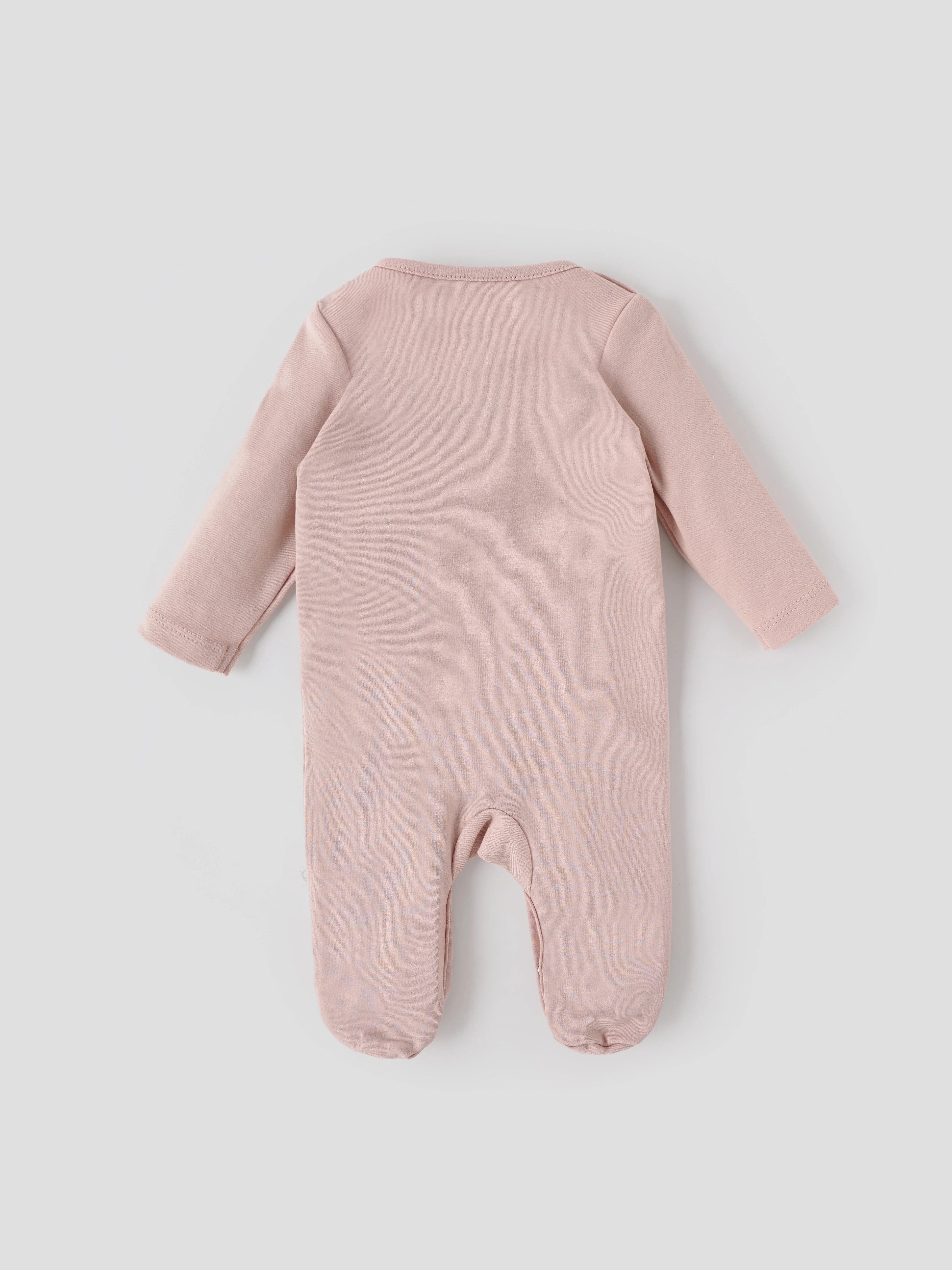 Popees Baby Unisex Cotton Footed Sleepsuit |Soft Full Sleeve with Snap Buttons (Tiny Baby, Newborn to 6 Months) - Image 2