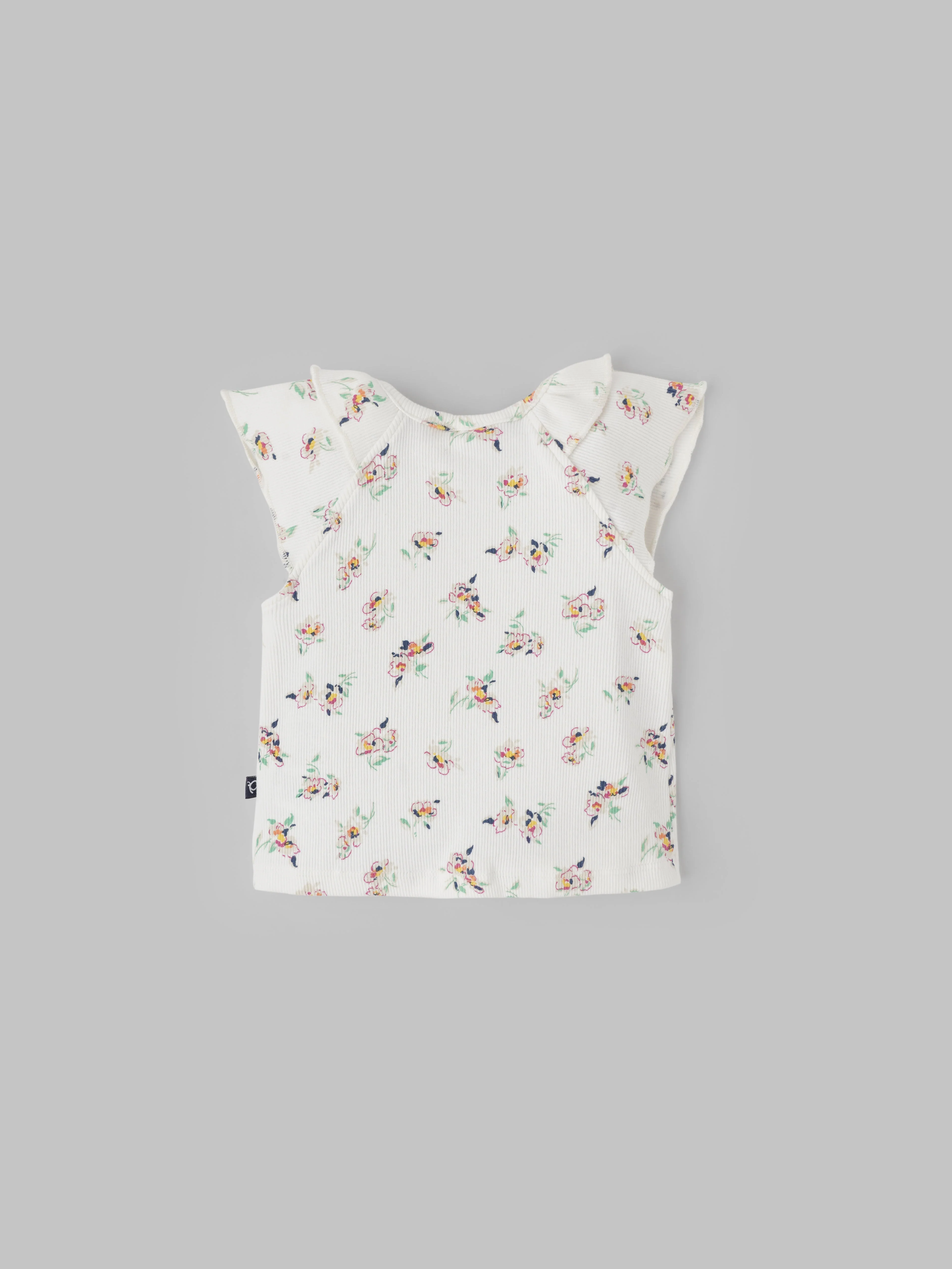 Popees Printed Half Sleeve Front Open Top (0-9 Months) for Baby Girls - Image 2