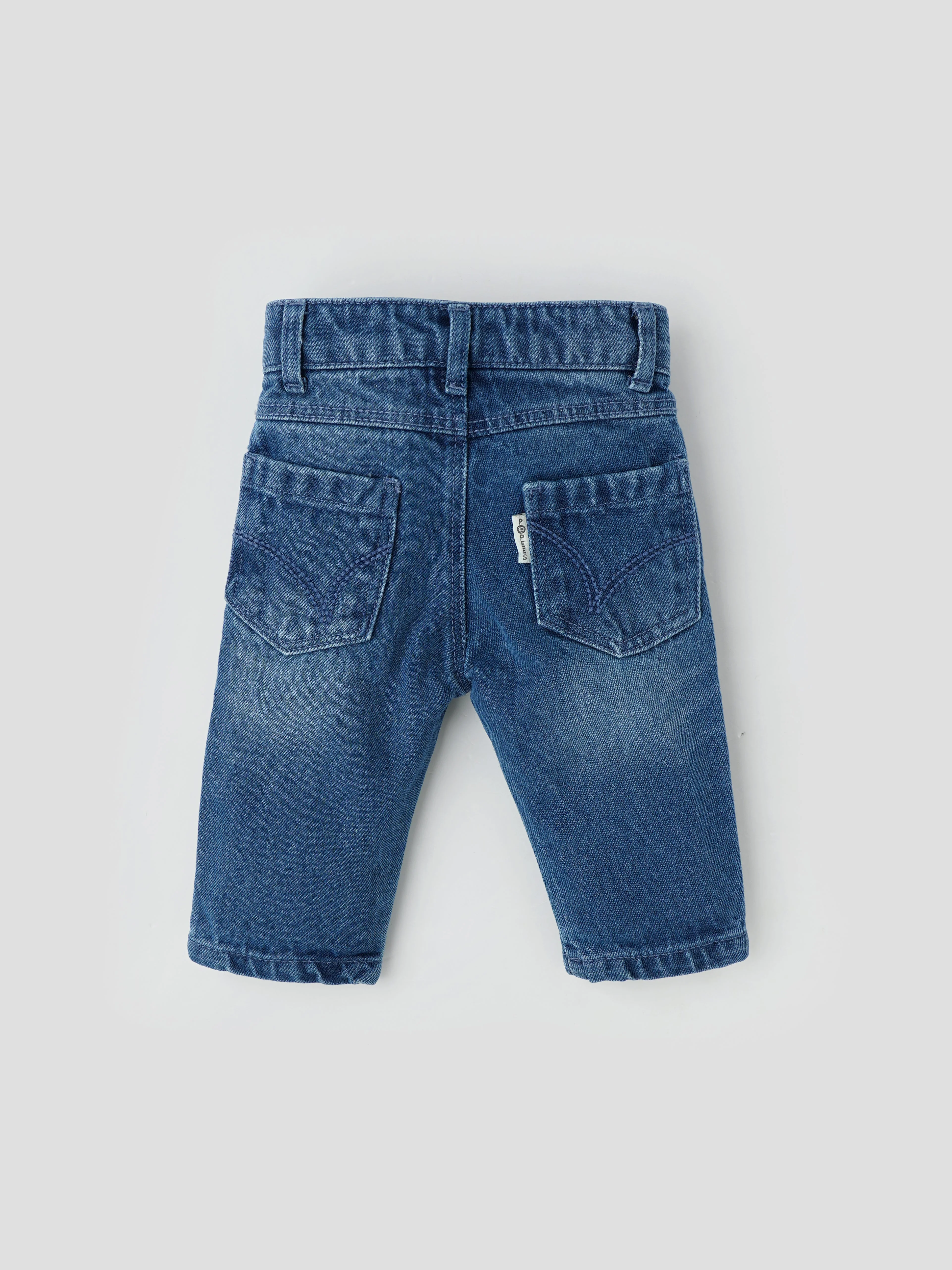 Popees Lightweight Denim Pants Cute & Comfortable (3–36 Months) for Baby Boys - Image 2