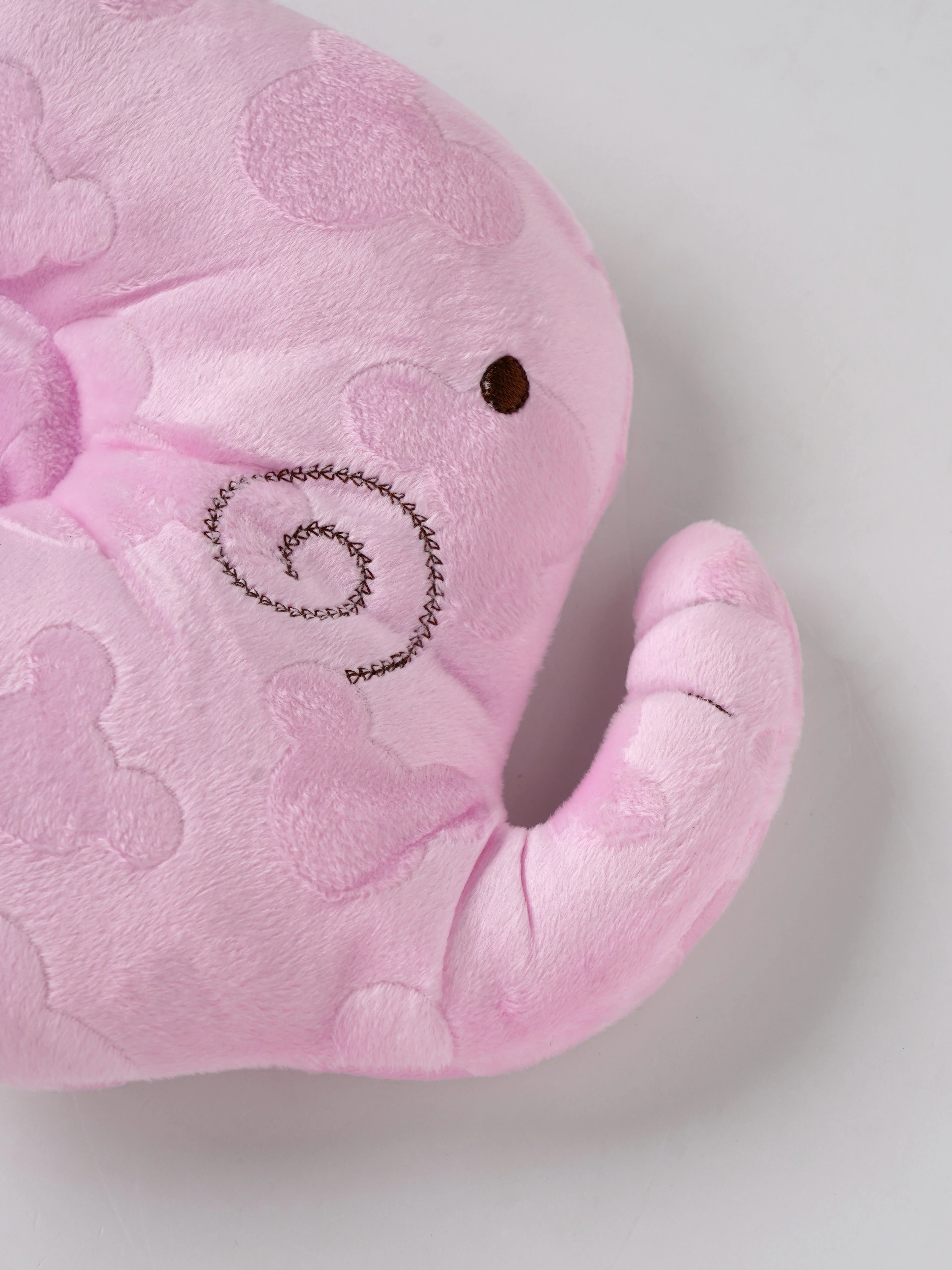 Popees Elephant Baby Pillow |Ultra Soft Plush Newborn Head Support Cushion for Infants, Pink Baby Bedding Essential - Image 3