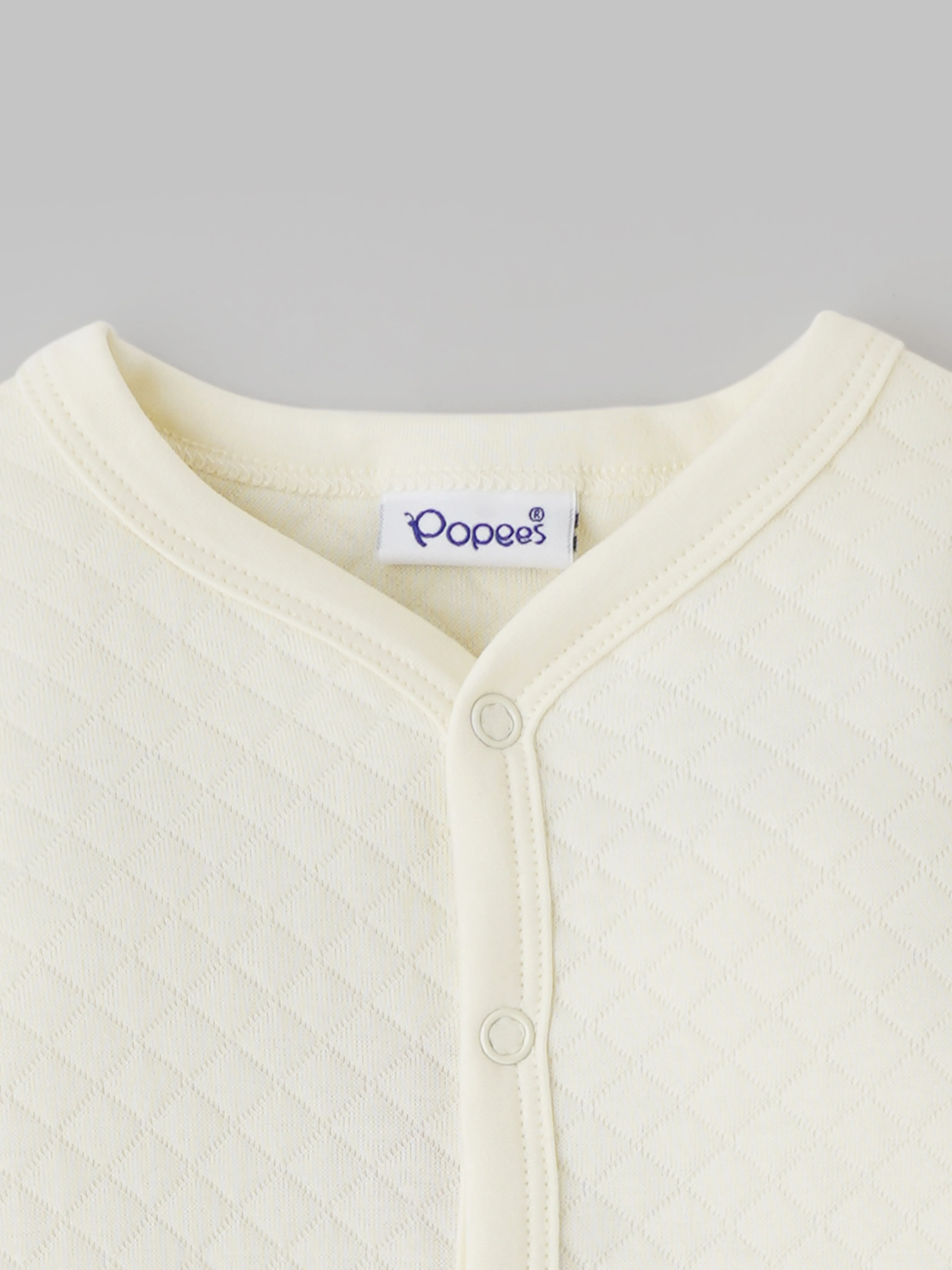 Popees Full-Sleeve Front Open Sleepsuit (0–6 Months) for New Boys - Image 3