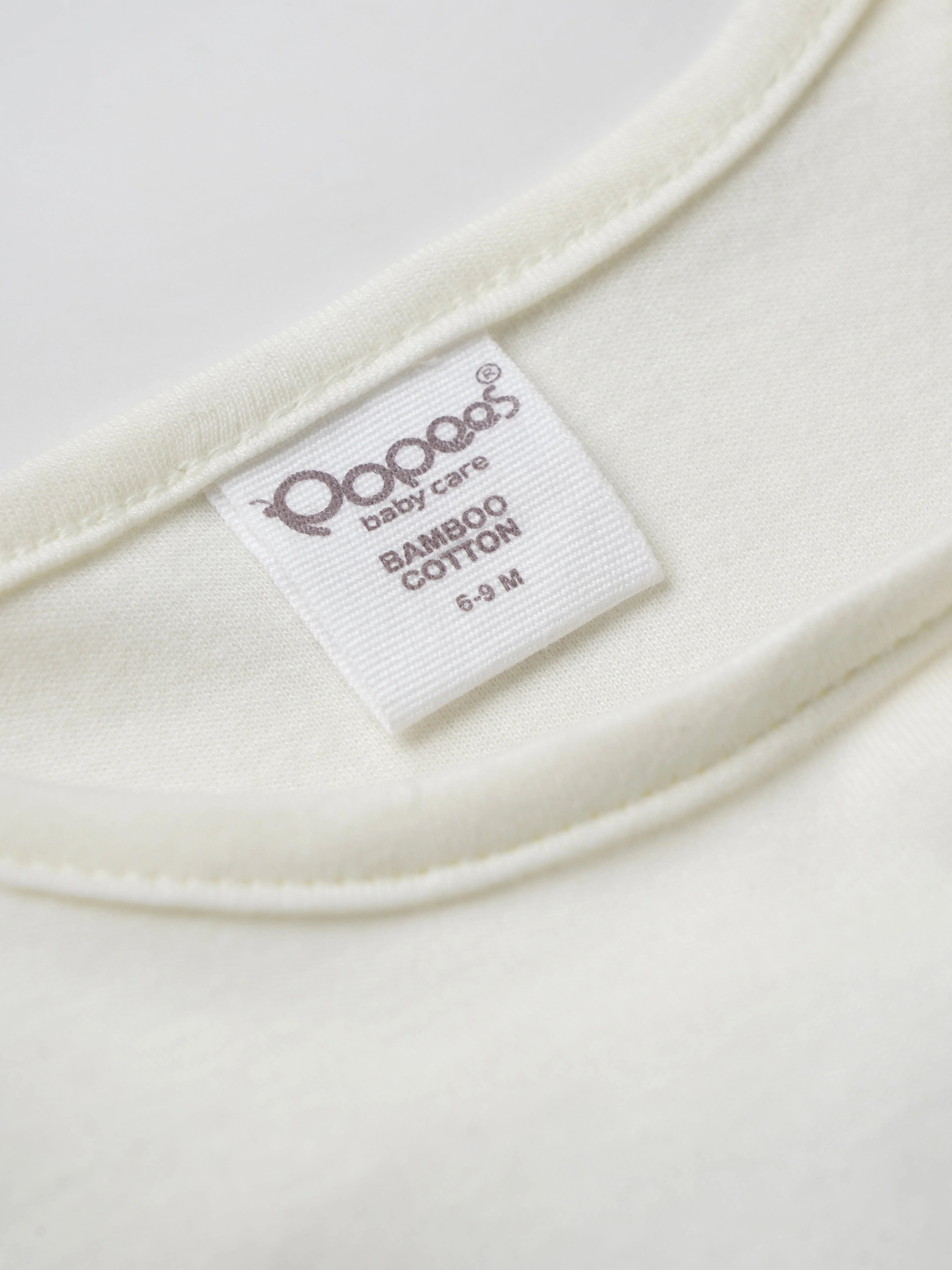 Popees Boys Half-Sleeve Shoulder Open T-Shirt (3-24 Months) Made of Organic Bamboo Cotton Fabric - Image 4