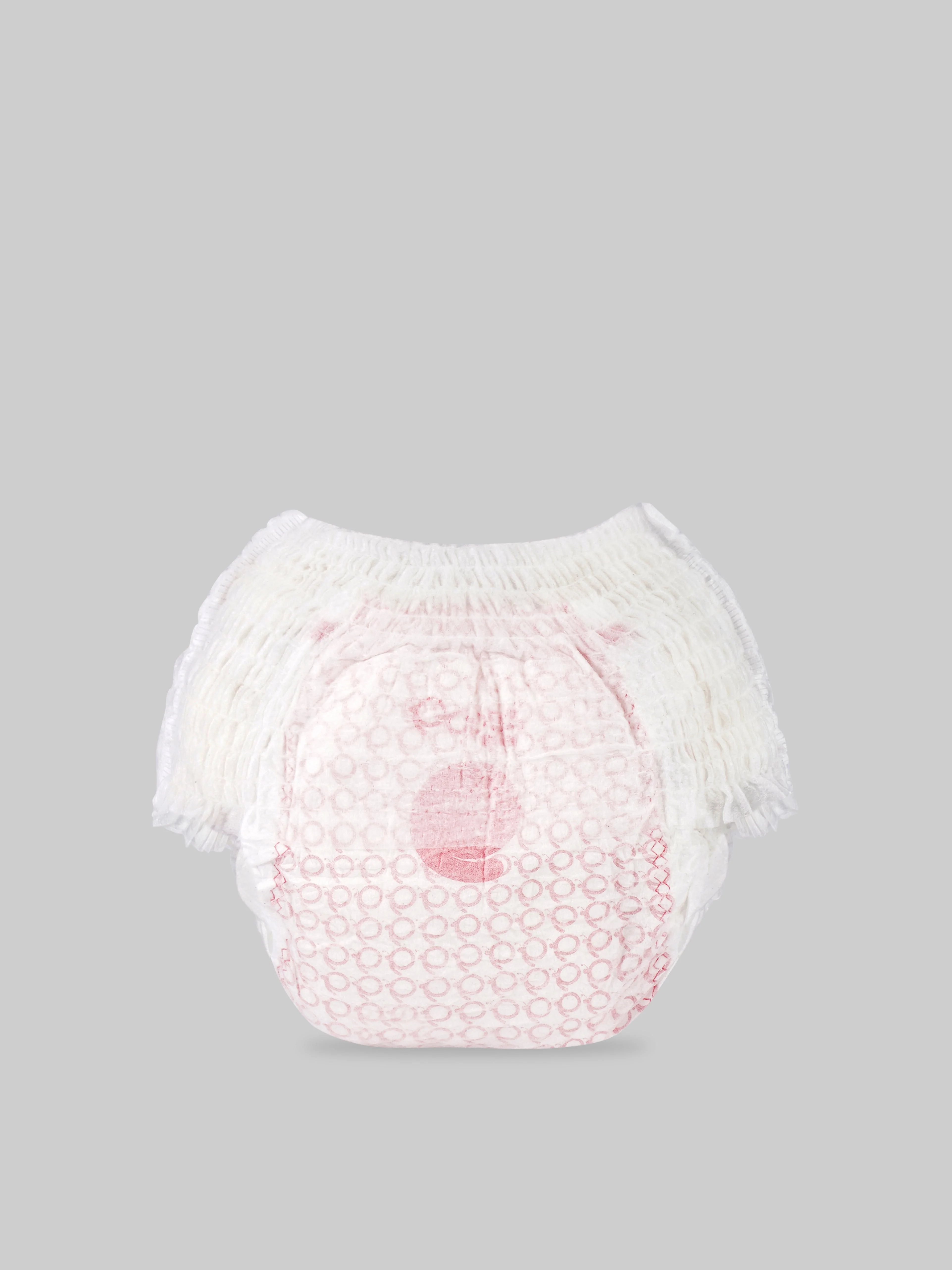 Popees Premium Pant Style Diaper - 24 PCS, Extra Soft, Breathable, Super Absorbent, Double Leakage Barrier with Elastic Waist - Image 4