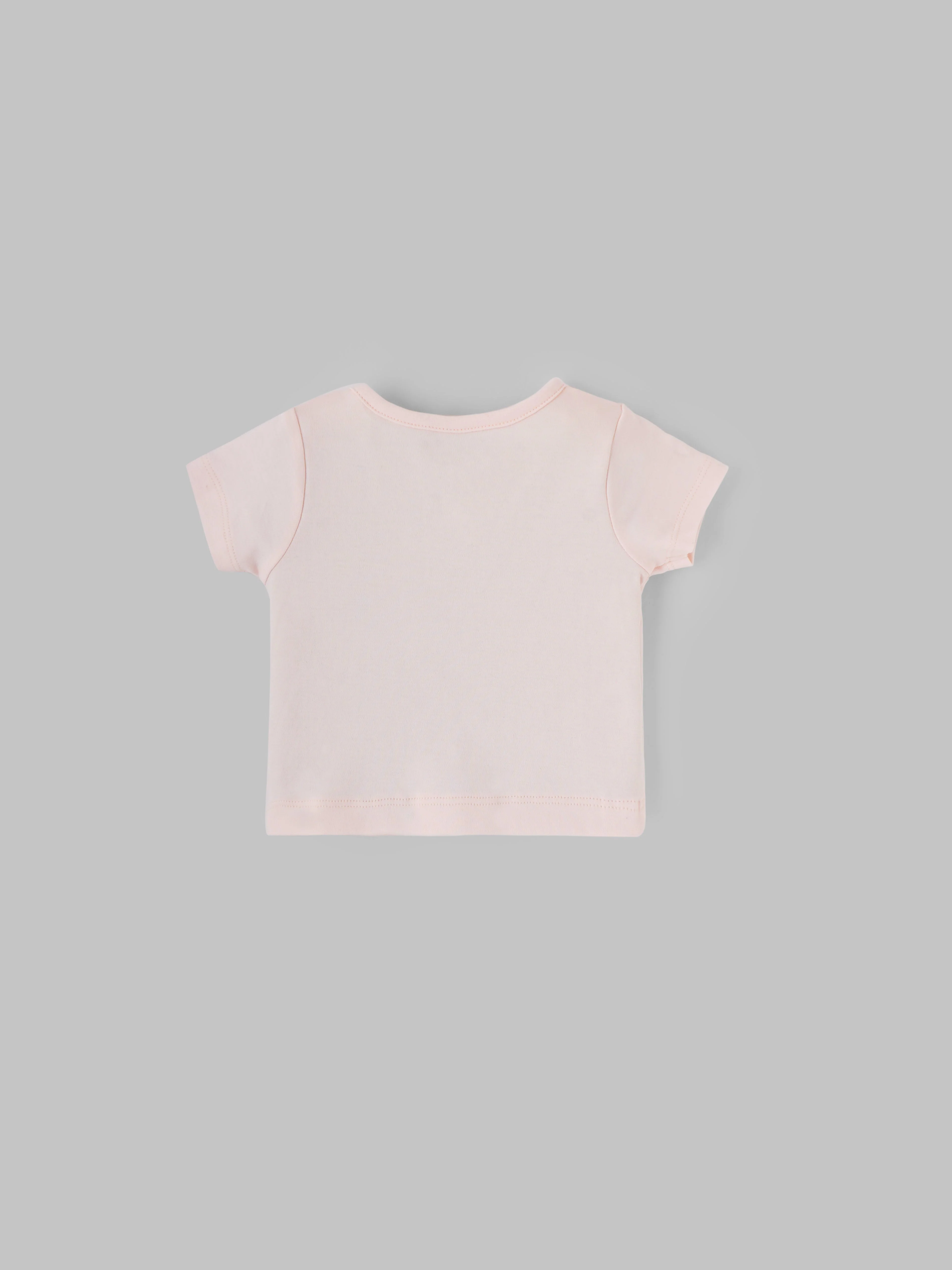 Popees Printed Front Open Half Sleeve Jhabla (0–6 Months) for Babies - Image 2