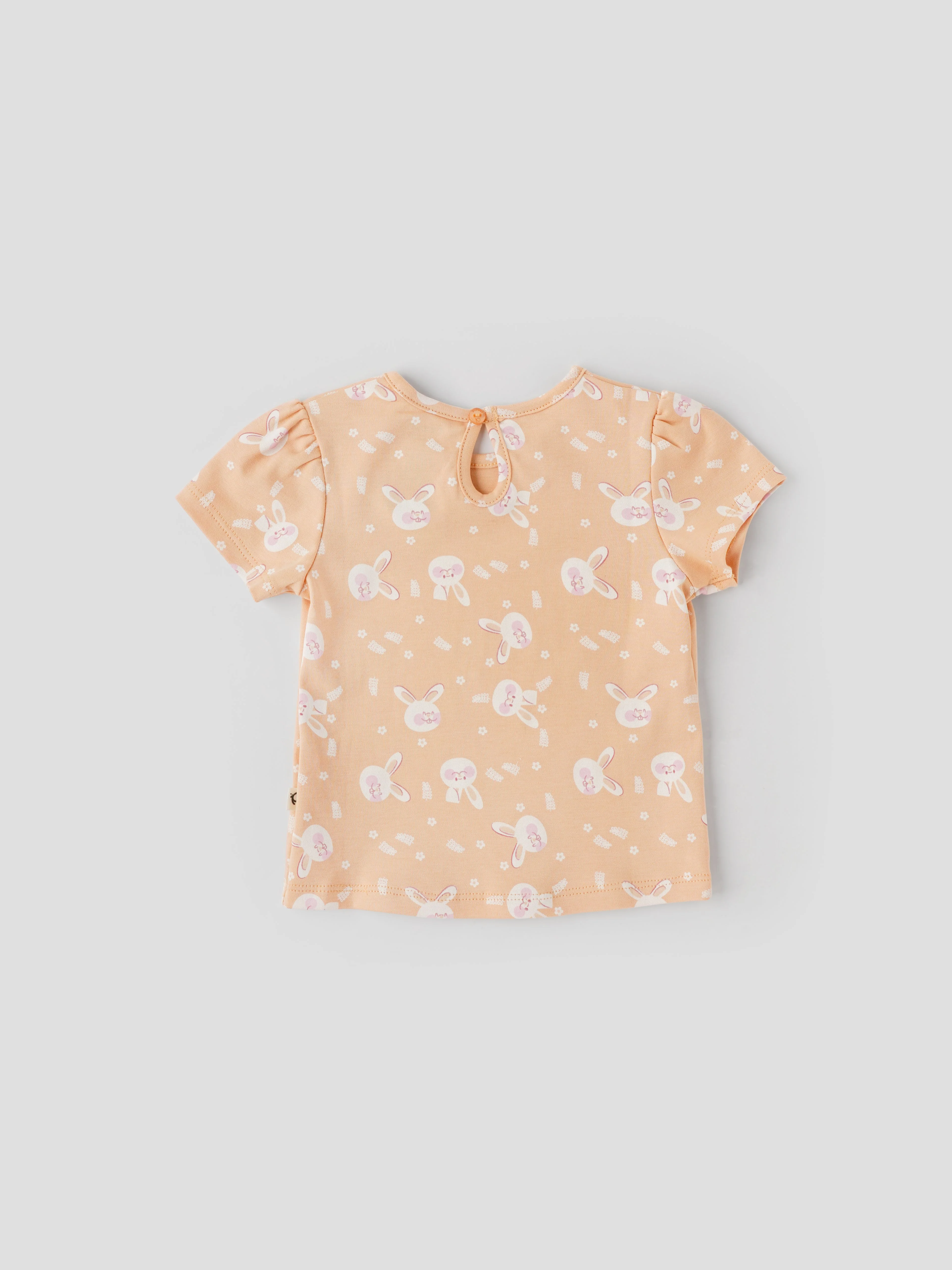 Popees Printed Short Sleeve (0–9 Months) Top for Baby Girls - Image 2