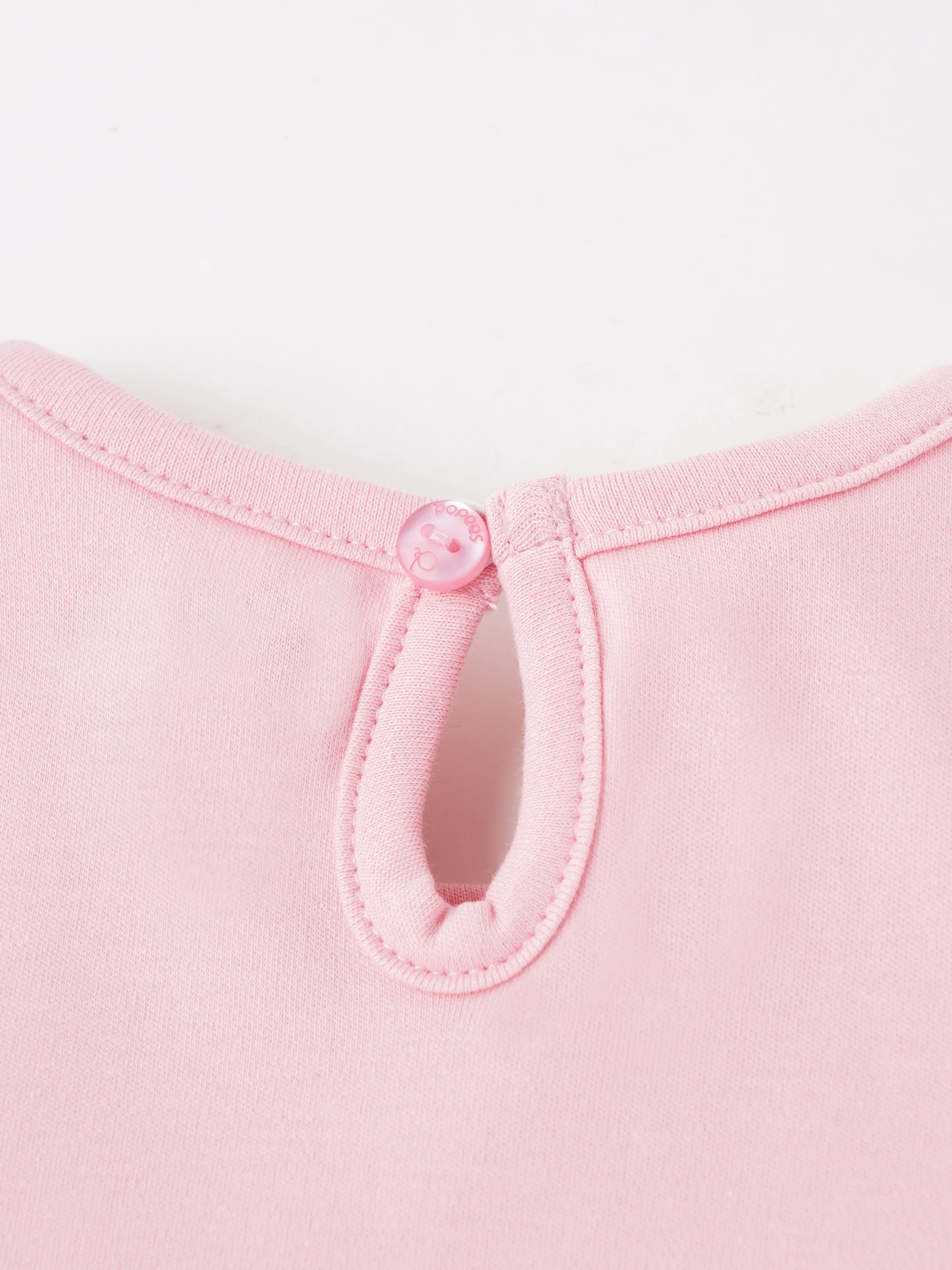Popees Cute Bunny Design Cotton Dress (3–18 Months) for Baby Girls - Image 4