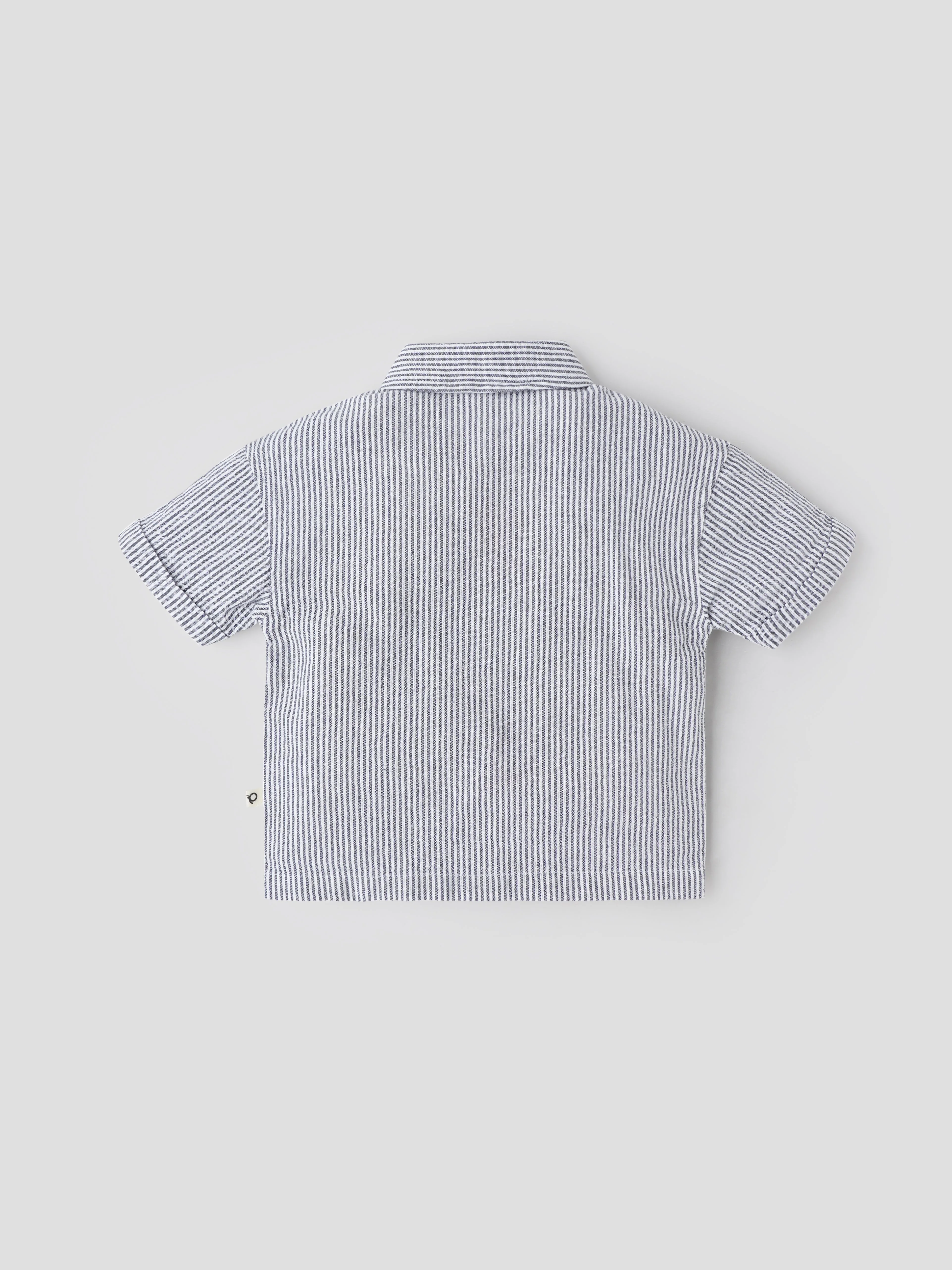 Popees Stylish Stripes Casual Shirt (9 M – 4 Years) for Boys - Image 2