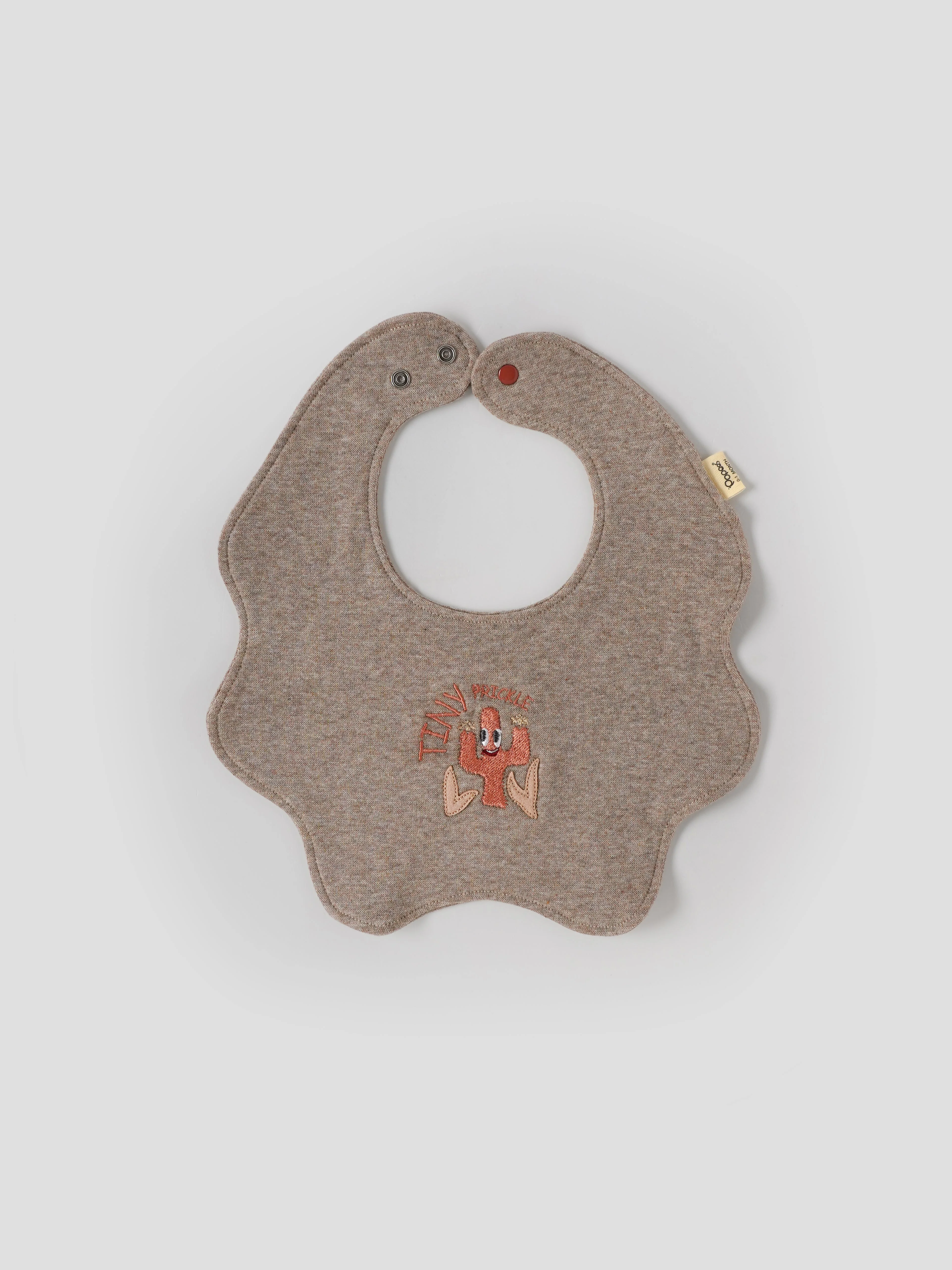 Popees Soft Cotton Baby Bib Set with Snap Button Closure for Newborns (color and design may vary depending on availability) - Image 2
