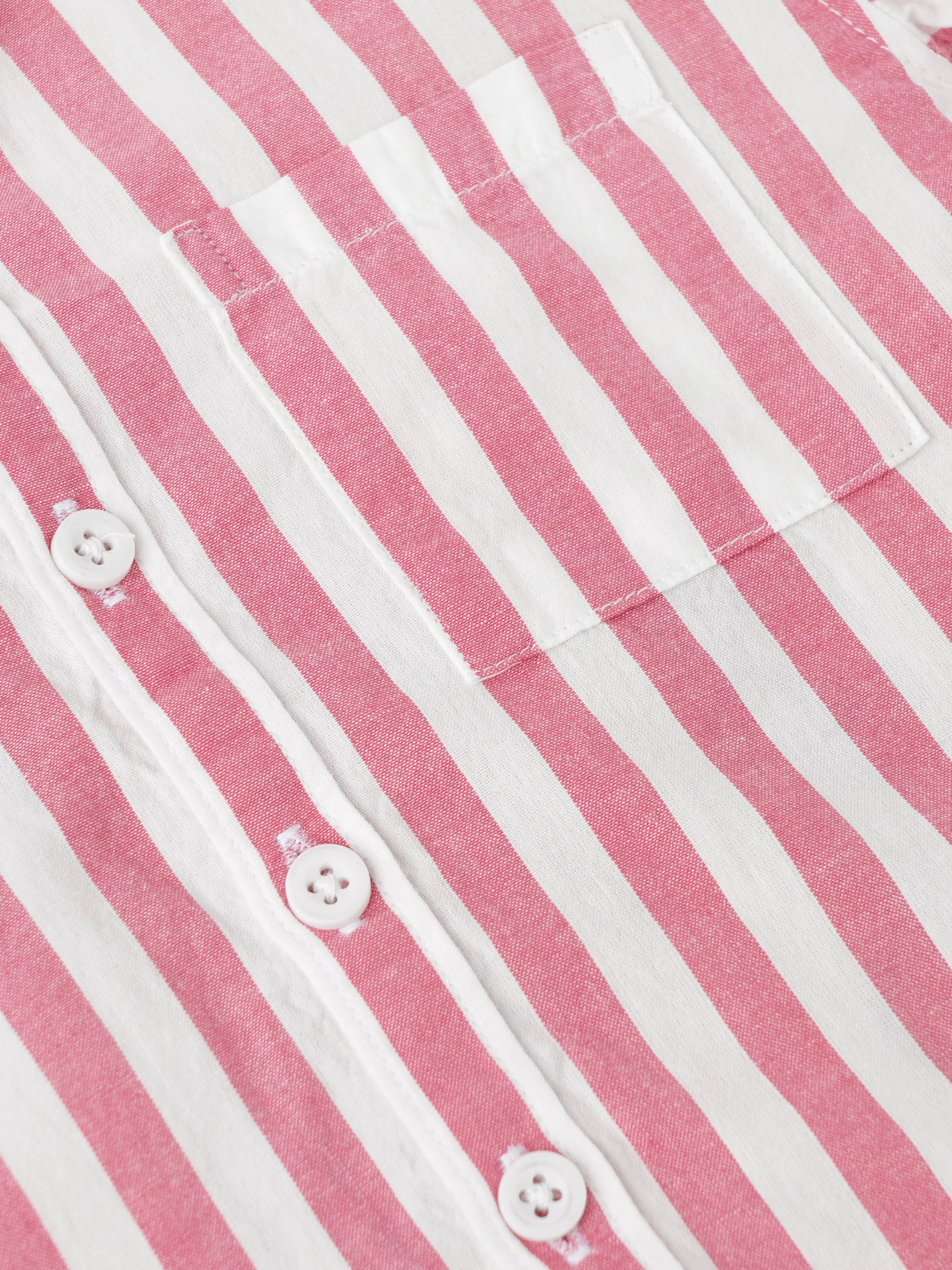 Popees Stylish & Comfy Striped Shirt (9M-4Y) for Boys - Image 3