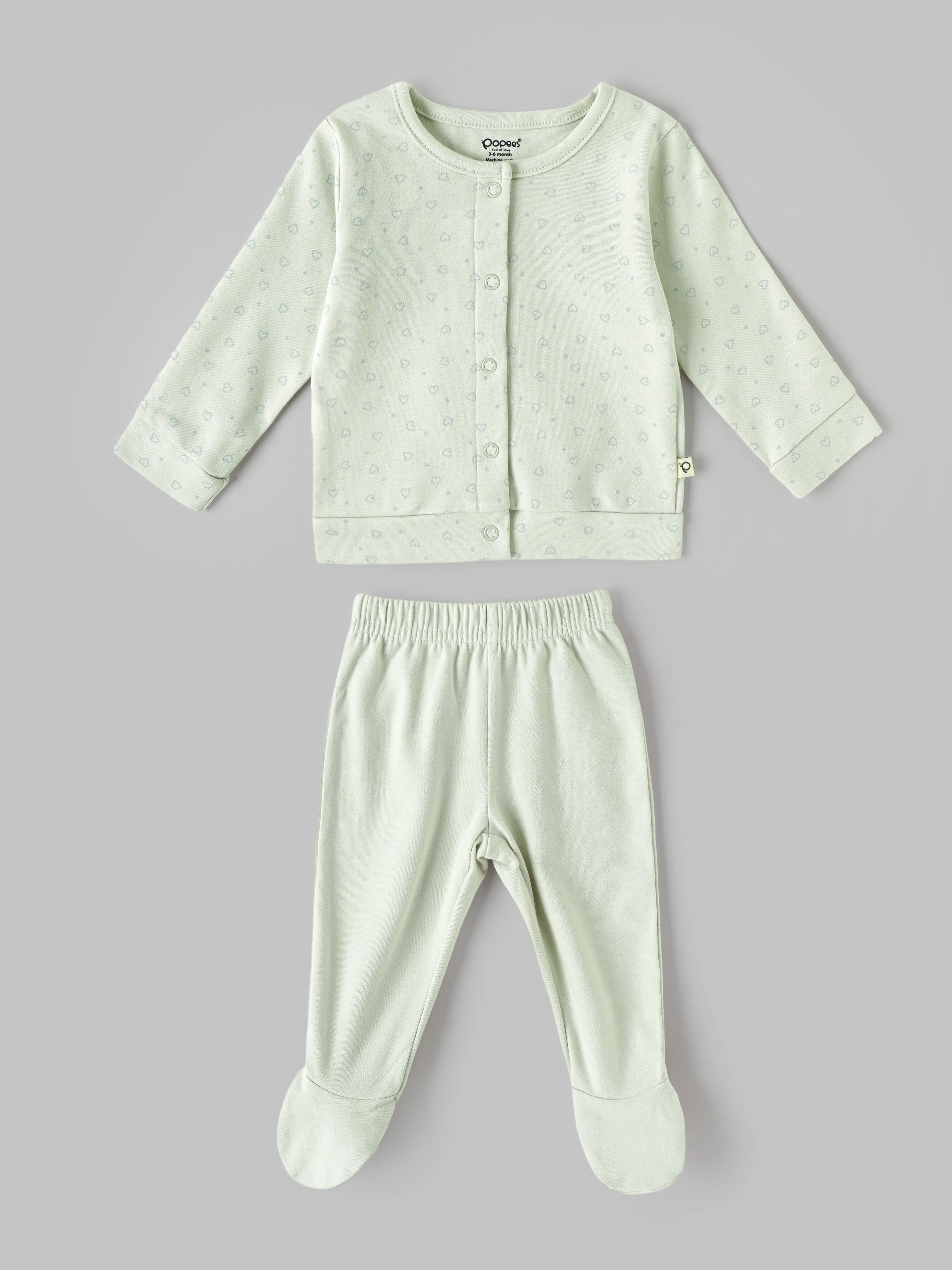 Popees Unisex Newborn Baby Gift Box Set | 100% Cotton Essential Clothing & Accessories Kit | 0-6 Months - Image 3