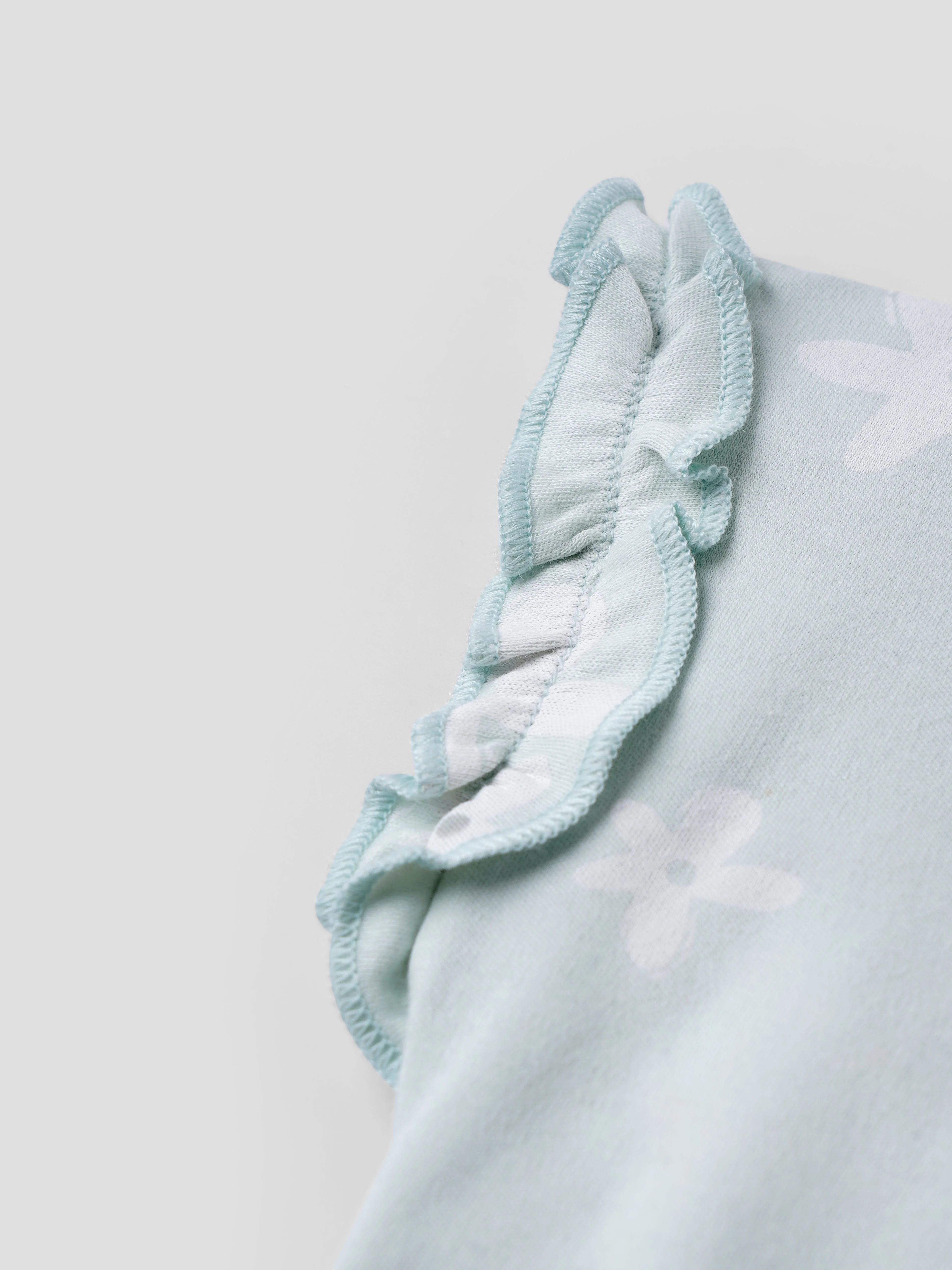 Popees Printed Short Sleeve (3–36 Months) Soft & Stretchy Top for Baby Girls - Image 3