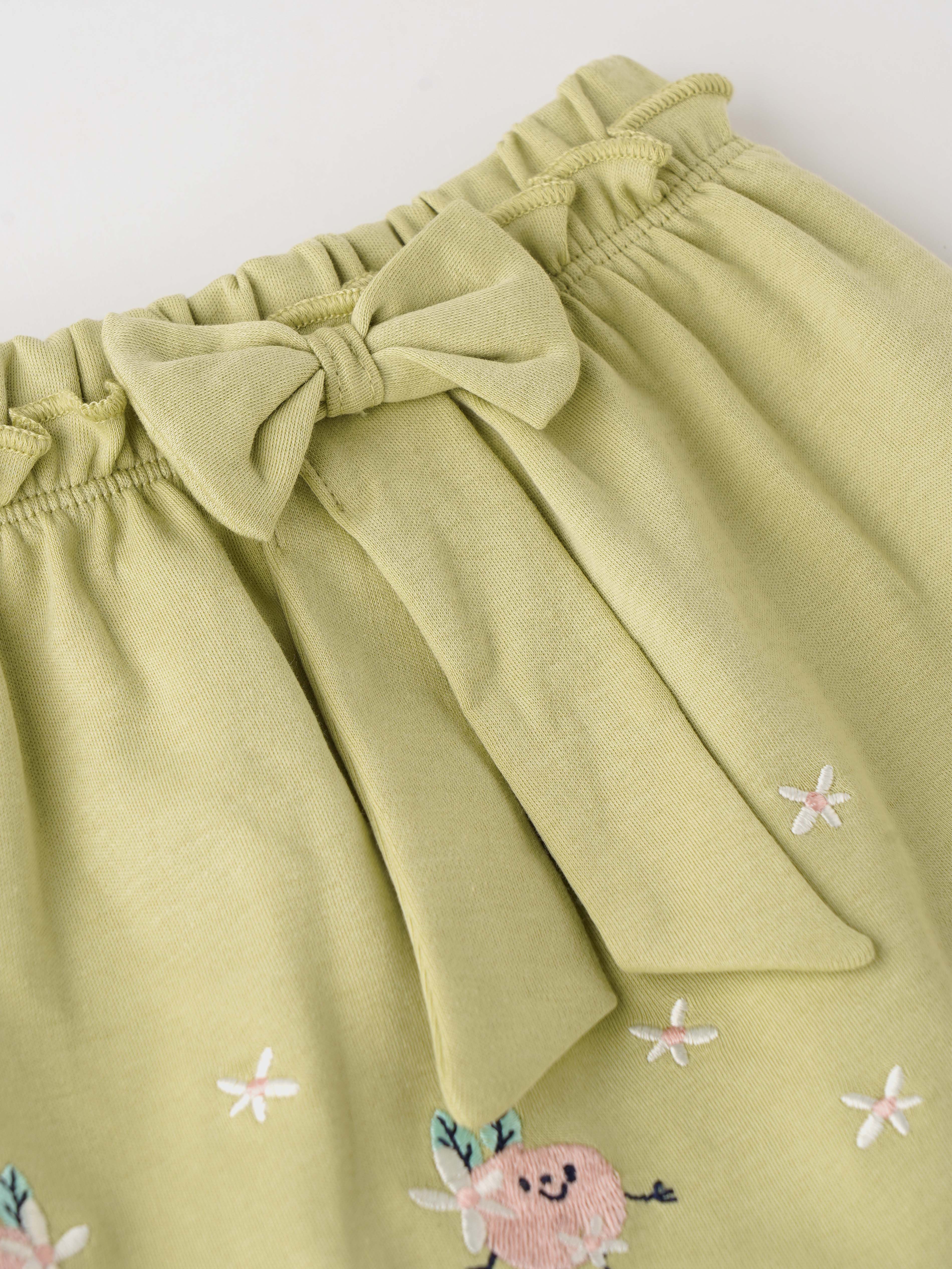 Popees Stylish Embroidered Skirt (0-9 Months) for Newborn Girls - Image 4