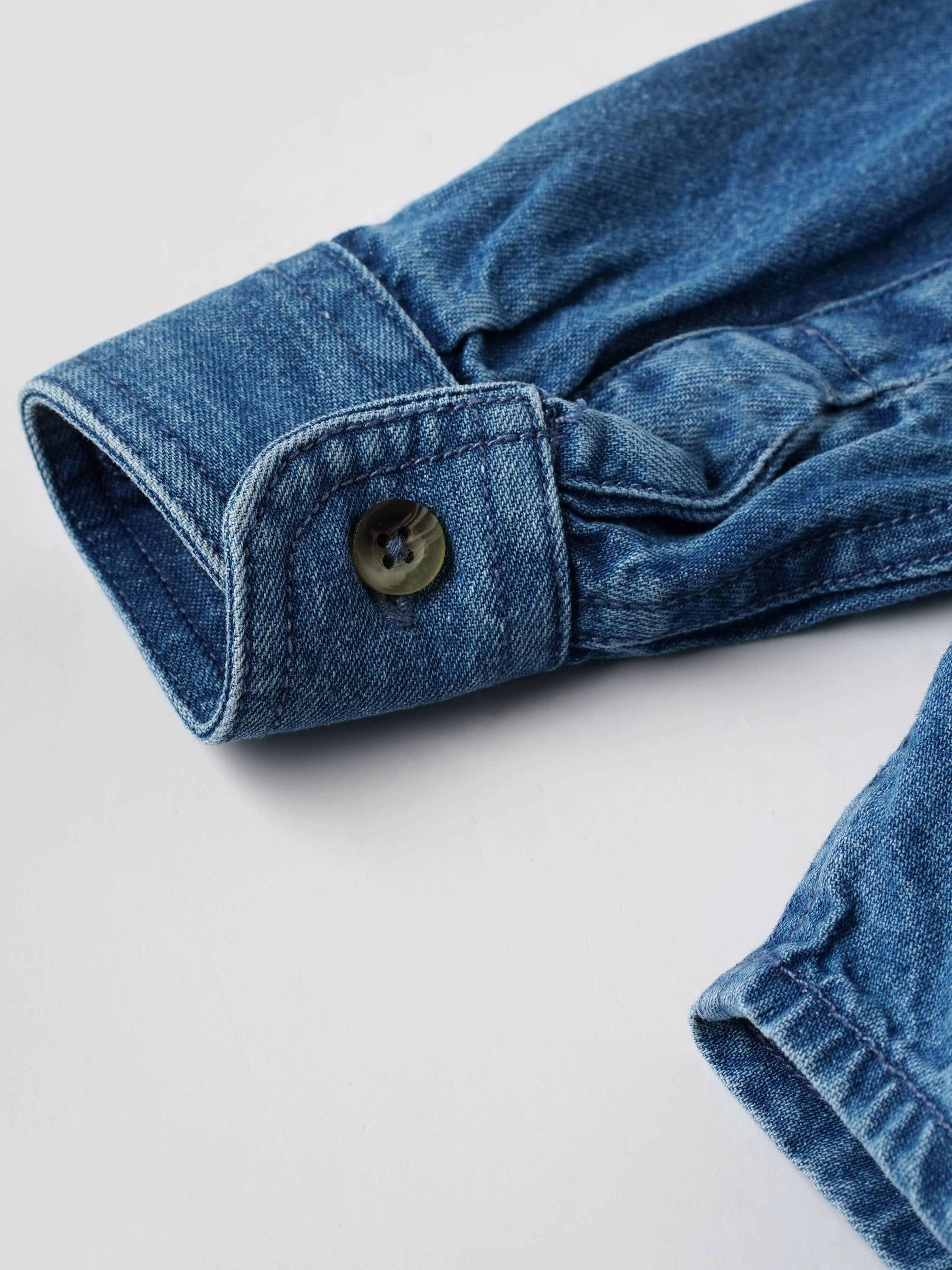 Popees Stylish Denim Full Sleeve shirt (3-36 Months) for Boys - Image 3